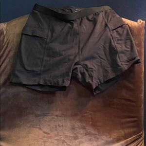 Willit Ladies Black Athletic Shorts